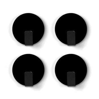 Black magnetic hooks from Trendform 4-pack