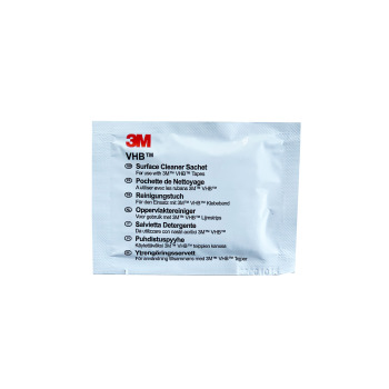 3M™ VHB™ Surface Cleaner wet wipe with isopropyl alcohol and water