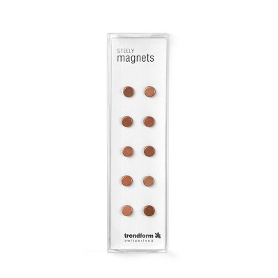 Buy the trendy STEELY copper magnets from Trendform at Magnetpartner