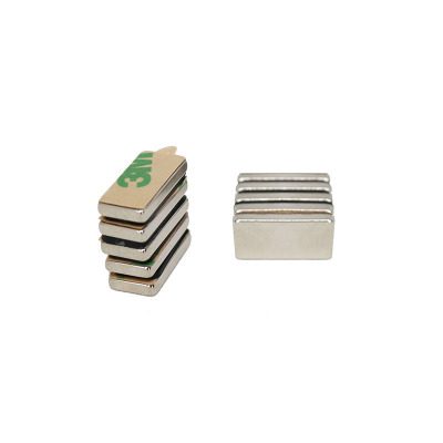 Power magnets size 20x10x3 mm. with 3M adhesive, sold in 10-packs