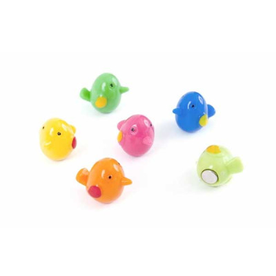 Bird magnets from Trendform - made of colorful acrylic with neodymium magnets (strong)