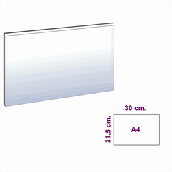 Magnetic A4 pockets, White (B)