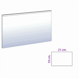 Magnetic pocket 22x10 cm. white