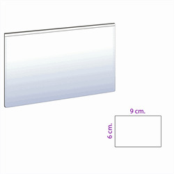 Magnetic pocket 9x6 cm. white