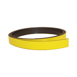 Yellow magnetic foil 10 mm.