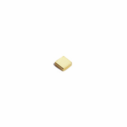 Power magnets block 5x5x2 mm. gold plated