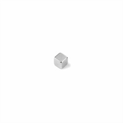 Cube 3x3x3 mm. power magnet made of neodymium - small but strong magnet