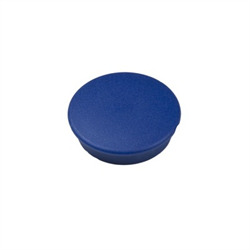 Strong office magnet blue round.
