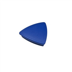 Strong office magnet blue triangle.