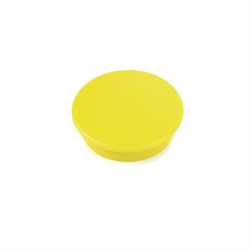 Strong office magnet yellow round.