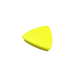 Strong office magnet yellow triangle.