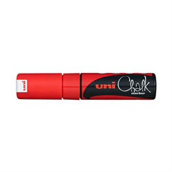 UNI Chalk Marker 8 mm. Red XL