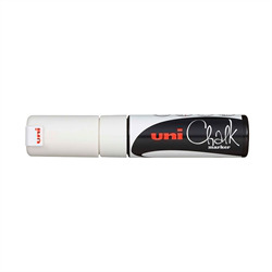 UNI Chalk marker 8 mm. White XL