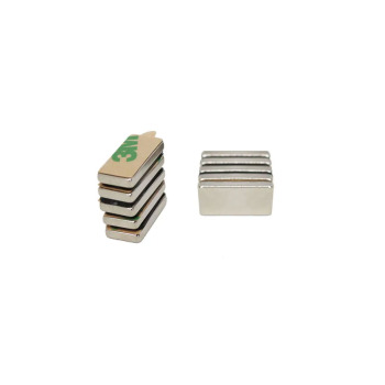 Neodymium magnets with self-adhesive 8x6x3 mm. 10-pack