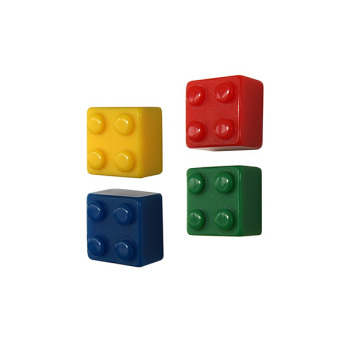 Colourful brick magnets 4-pack from Trendform