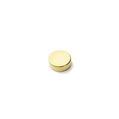 Power magnets. Disc 8x3 mm. Gold