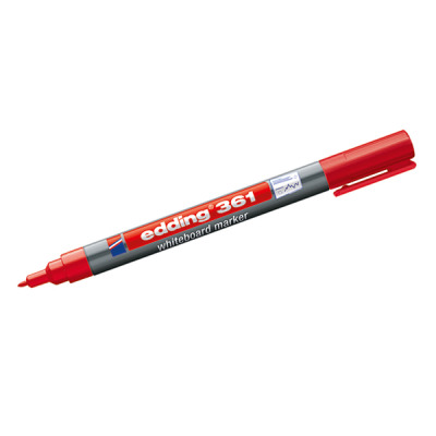 1mm NEW Edding 361 Black Fine Tip Whiteboard Marker Dry Wipe Pen ~ Refillable 