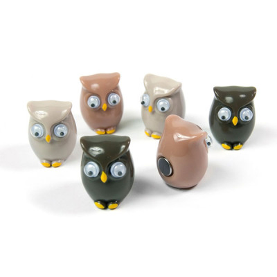 6-pack magnetic owls from Trendform Magnets