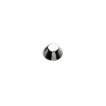 Cone-shaped magnet size 10x5x4 mm. made of neodymium with the north pole on the smallest tip (5 mm.)