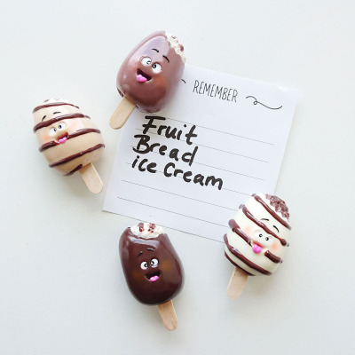 LSA Gallery by Lianne Sommer is the designer behind these lovely ice cream magnets