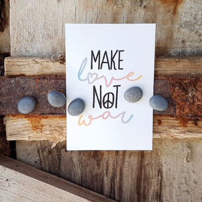 Make nice art with magnets - it doesn't have to be boring to hang up stuff with magnets