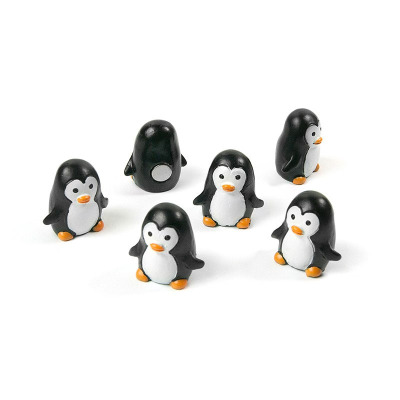 6-pack of magnetic penguins from Trendform Magnets