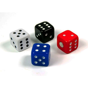 4 fun dice fridge magnets from Trendform