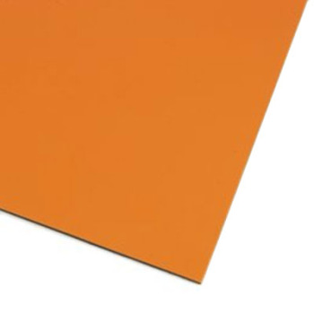 Orange magnetic foil in A4 sheet