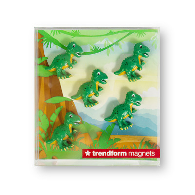 The DINO FA4556 magnets come in a gift box with 5 magnets - perfect to give in stead of flowers or chocolate.