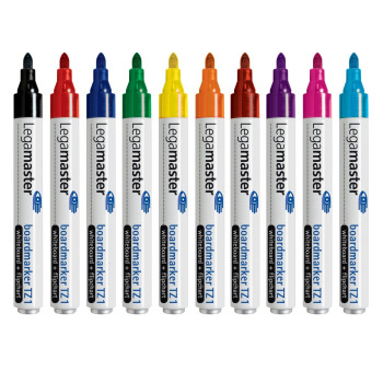 10 pack of TZ1 board markers with  aluminum shell, so they are nice to hold. Colors included: Red, Green, Black, Brown, Orange, Yellow, Purple, dark Blue, light Blue and Pink.