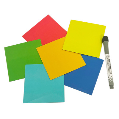 MagNotes 6-pak 10x10 cm. (3.937 inches) including board marker