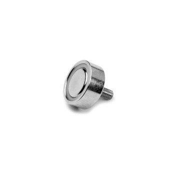 Ø13 mm. pot magnet with a M3 threaded stud