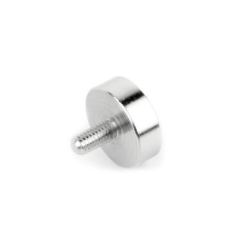 Ø48 pot magnet made of neodymium with a M8 threaded stud and a strength of impressive 85 kg.