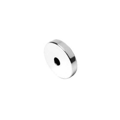 Ring magnet with a Ø 4 mm. hole at the center (not countersunk). Buy one or more - large discount rates available to all EU customers.
