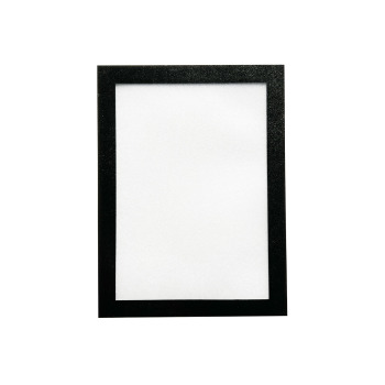 Magnetic frame A5 black - window display for info notes