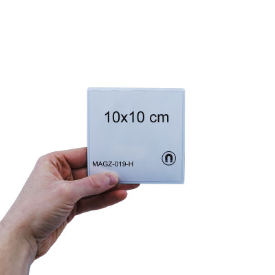 Magnetic pocket 10x10 cm, White