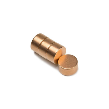 Copper plated power magnets 12x6 mm - sold seperately