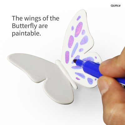 Make the butterflies more personal with permanent markers