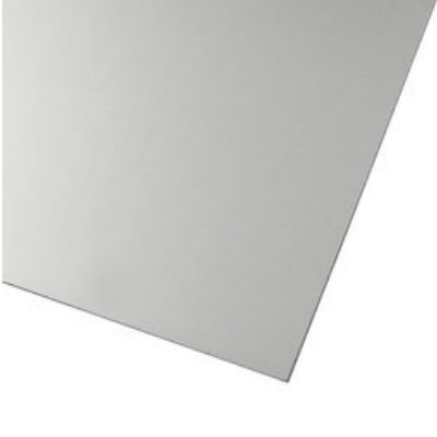 Silver coloured magnetic sheet A4 from flexible magnetic foil