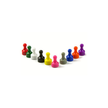 Strong msgnets "LUDO" 10 pack Mixed colours