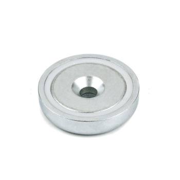 Countersunk pot magnet Ø48 mm. N42
