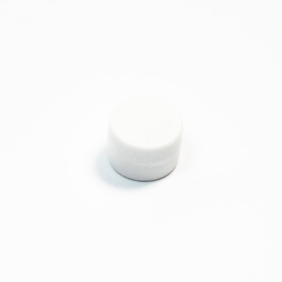 White rubber magnet 17x12 mm. - strength 4 kg.