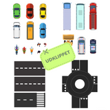 Driving school magnets - Collection pack (23 parts) - CUT OUT