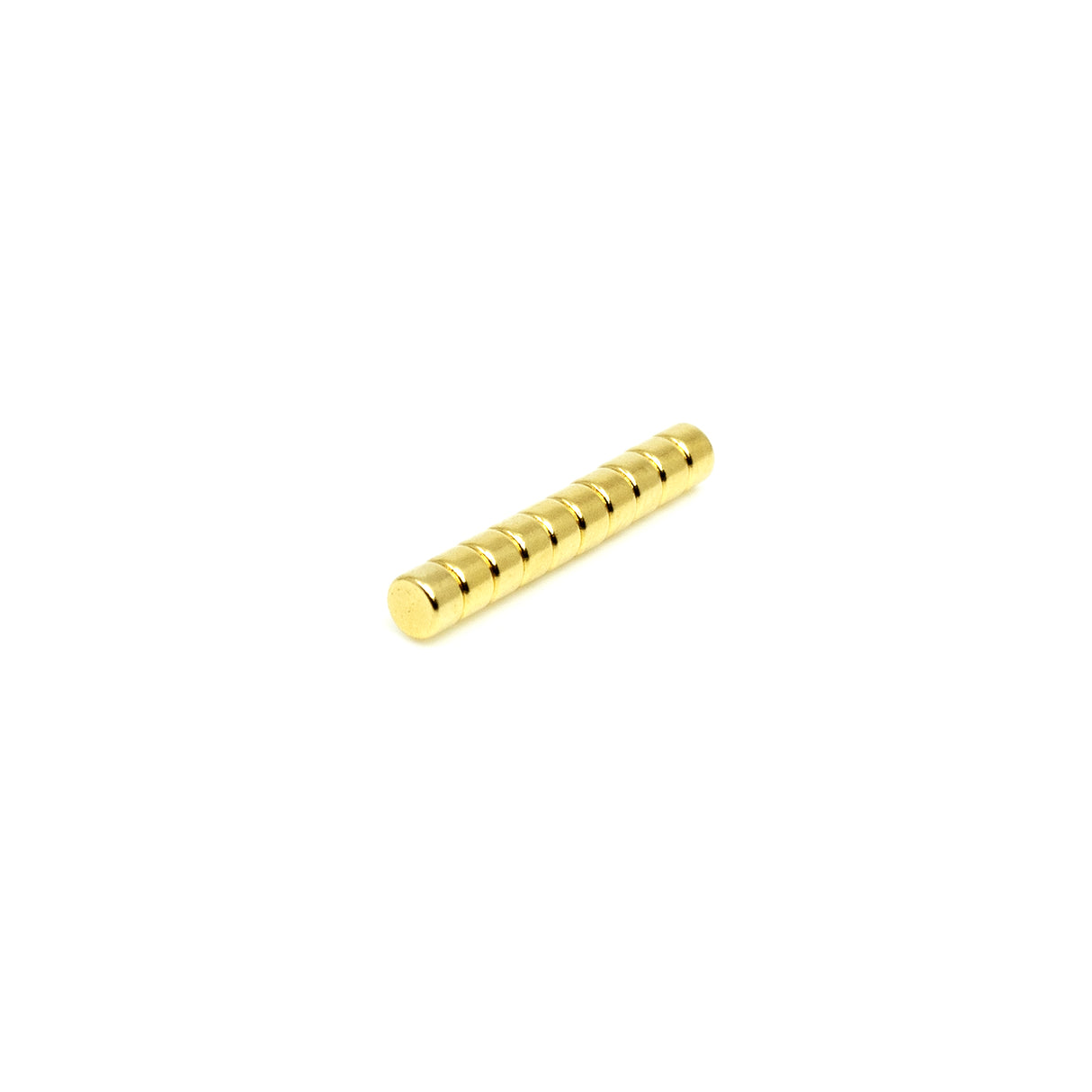 Power magnet, Disc 3x2 mm., Gold