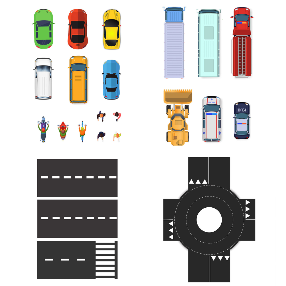 Driving school magnets - Collection pack XL (4 sheets)