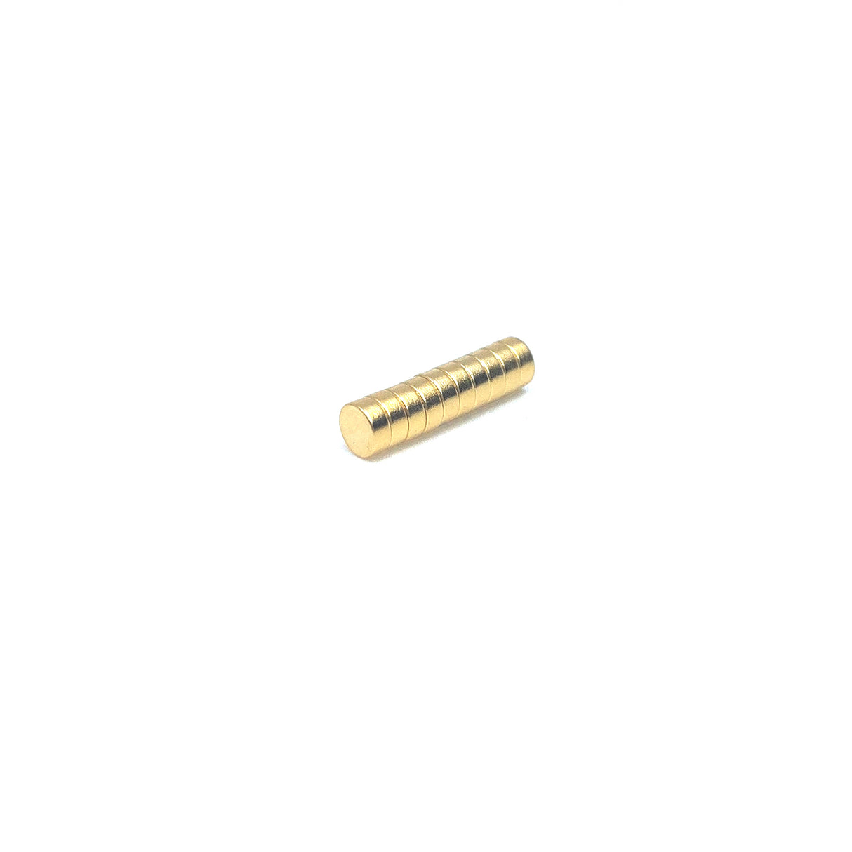 Power magnet, Disc 5x2 mm., Gold