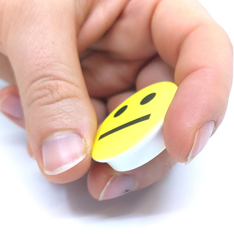 Smiley Magnet yellow, Neutral - Strong magnet