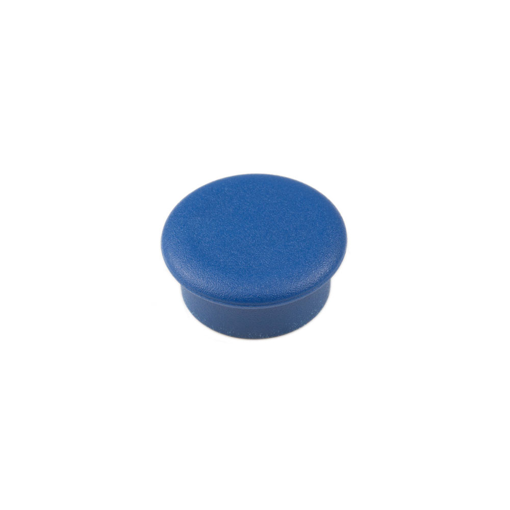 Strong office magnet, blue round Mini