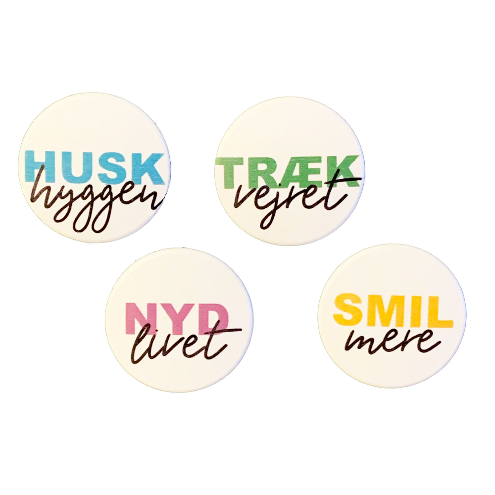 Symbol magnets QUOTE, 4-pack - Office magnets