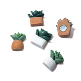 Cactus magnets, 5-pack - fridge magnets